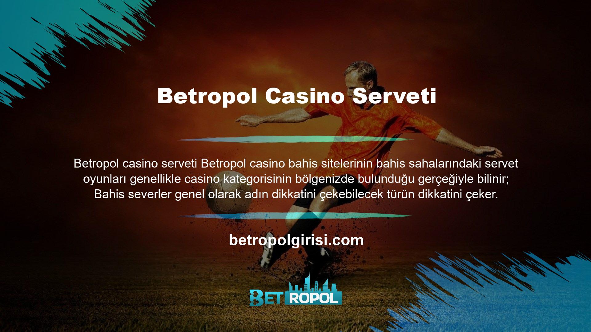 Betropol poker, rulet, blackjack, slot, bingo ve baccarat gibi farklı oyunlar oynayabileceğiniz bir web sitesidir